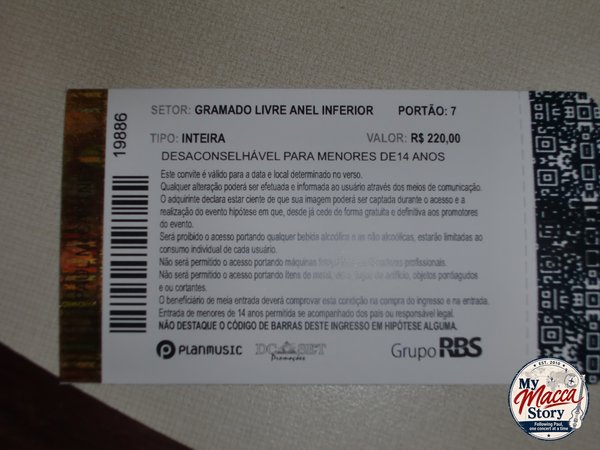 Foto do show